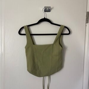 Green Corset Women's Going Out Top